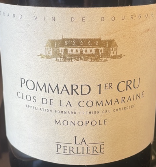 (image for) La Perliere POMMARD CLOS DE LA COMMARAINE 2009 (GL)